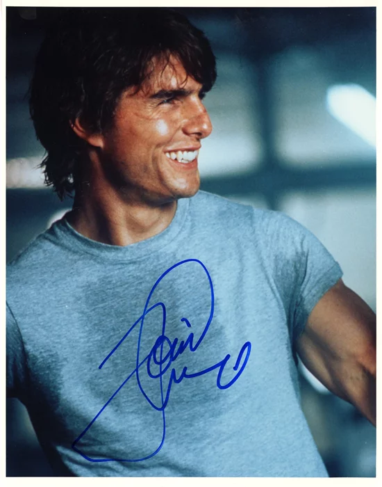 Tom Cruise autograph