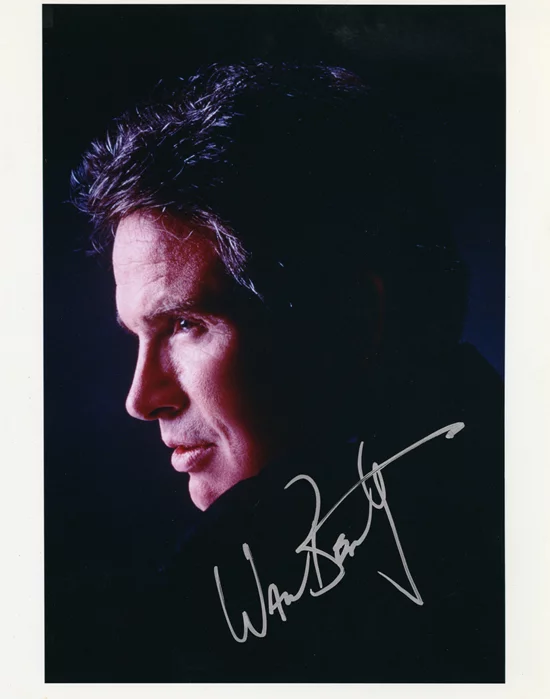 Warren Beatty autograph