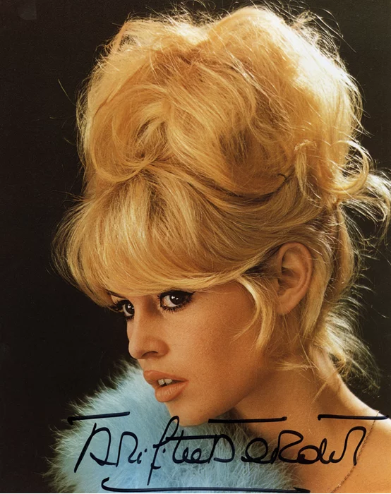 Brigitte Bardot autograph