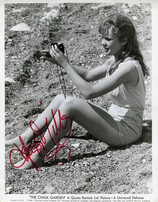 Hayley Mills autograph