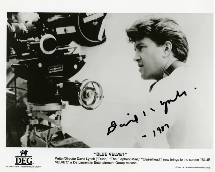 David Lynch autograph