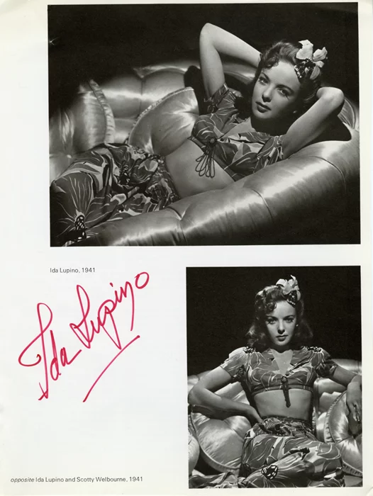 Ida Lupino autograph