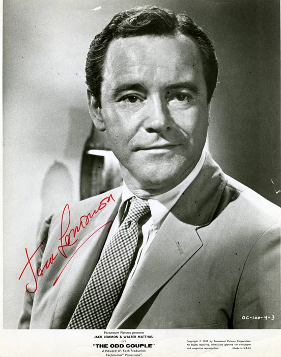 Jack Lemmon autograph