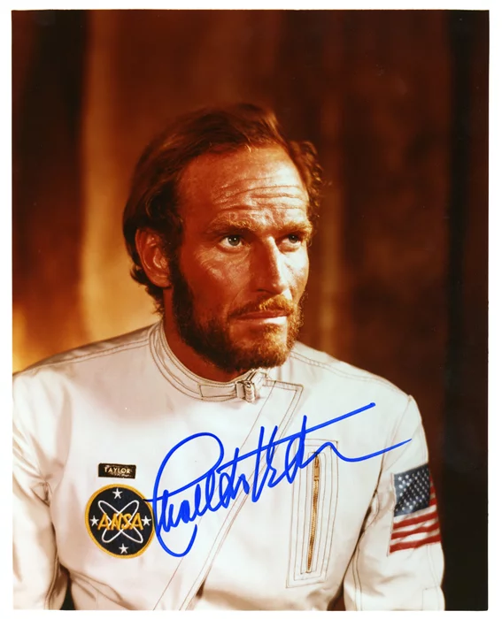 Charlton Heston autograph