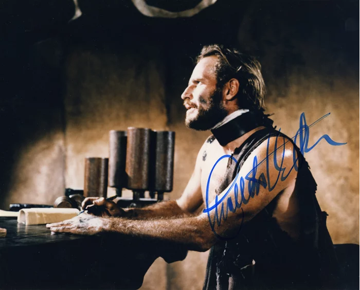 Charlton Heston autograph