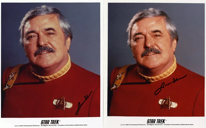 James Doohan autograph
