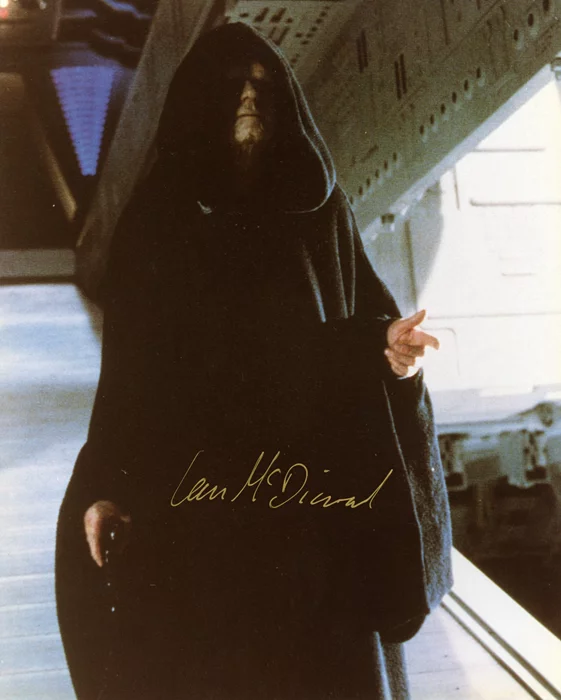 Ian McDiarmid autograph
