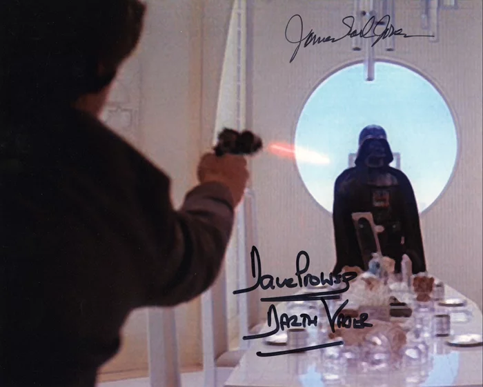 Darth Vader autograph