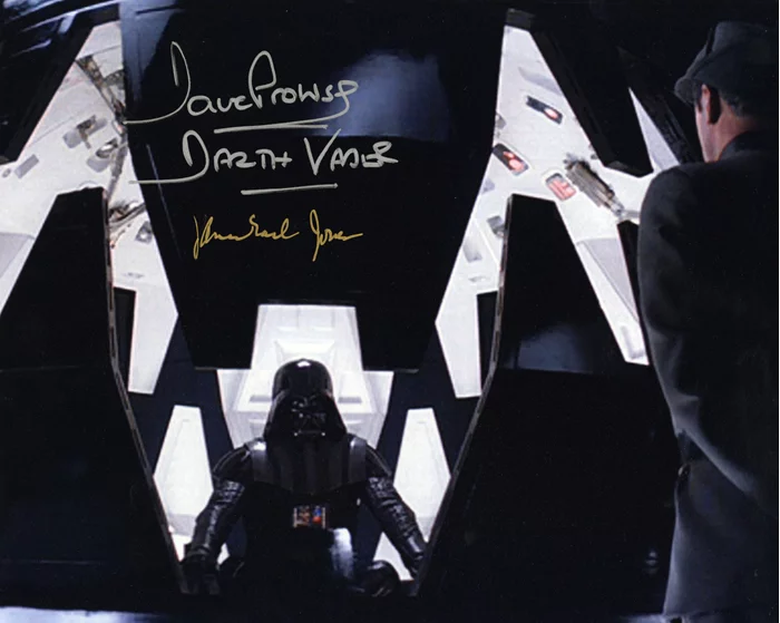 Darth Vader autograph