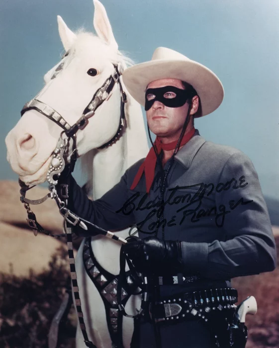 Clayton Moore autograph