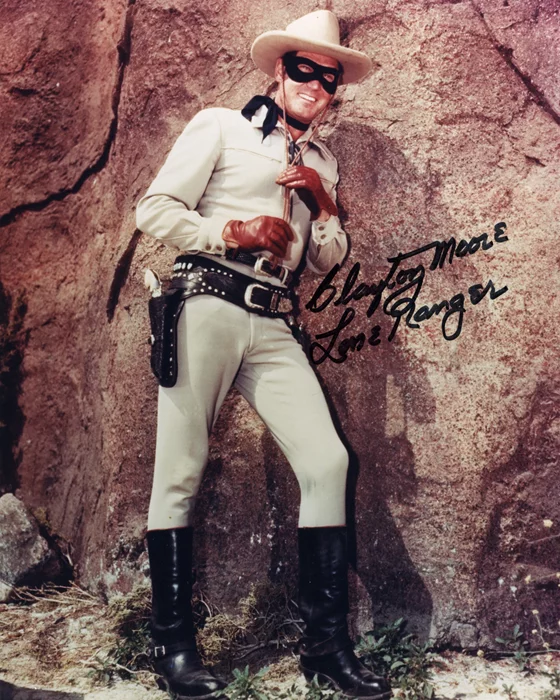 Clayton Moore autograph