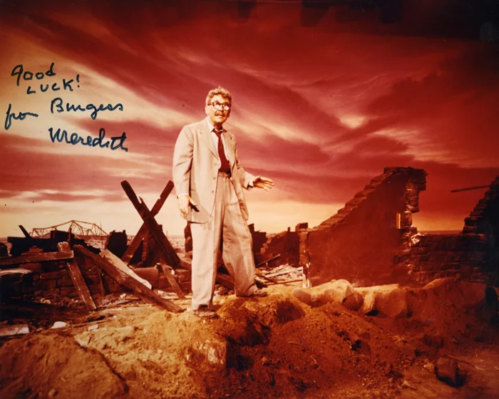 Burgess Meredith autograph