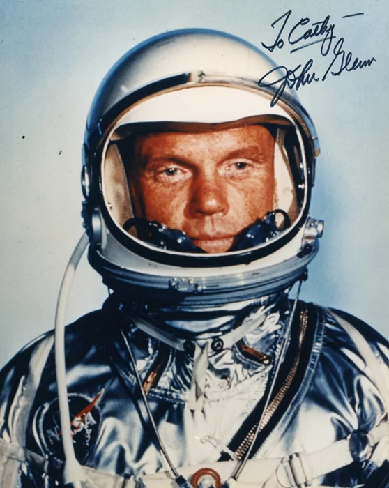 John Glenn autograph