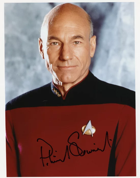 Patrick Stewart autograph