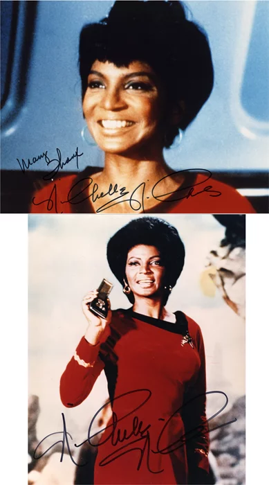 Nichelle Nichols autograph