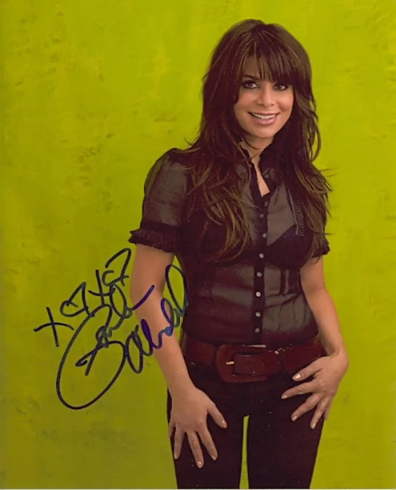 Paula Abdul autograph