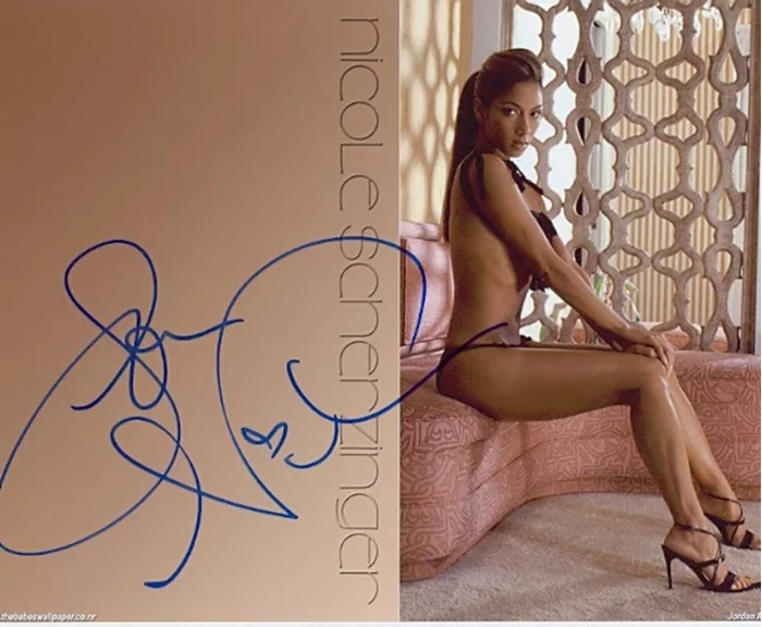 Nicole Scherzinger autograph