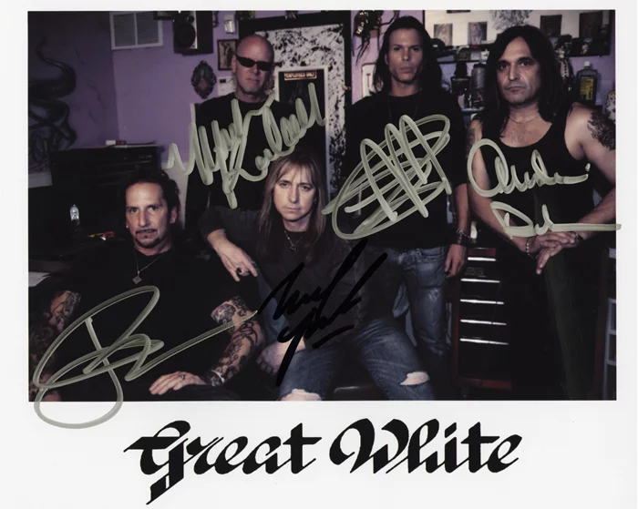 Great White autograph