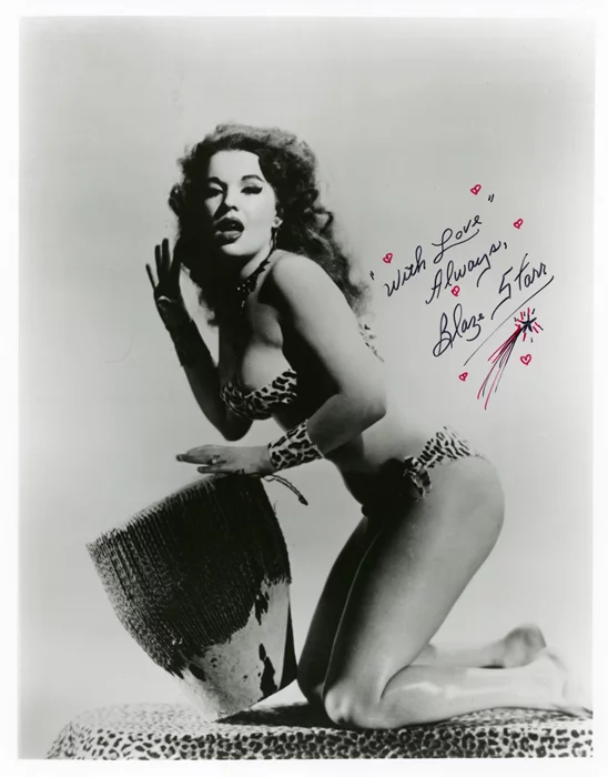 Blaze Starr autograph