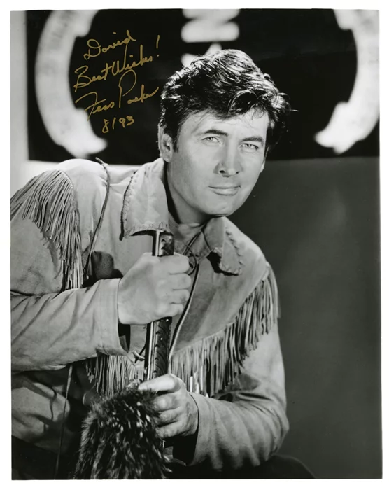 Fess Parker autograph
