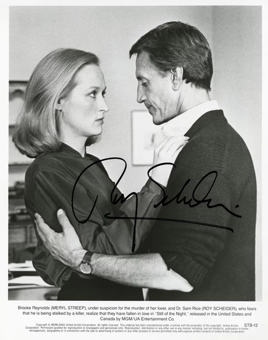 Roy Scheider autograph