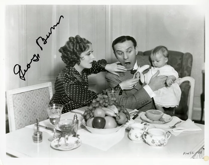 George Burns autograph