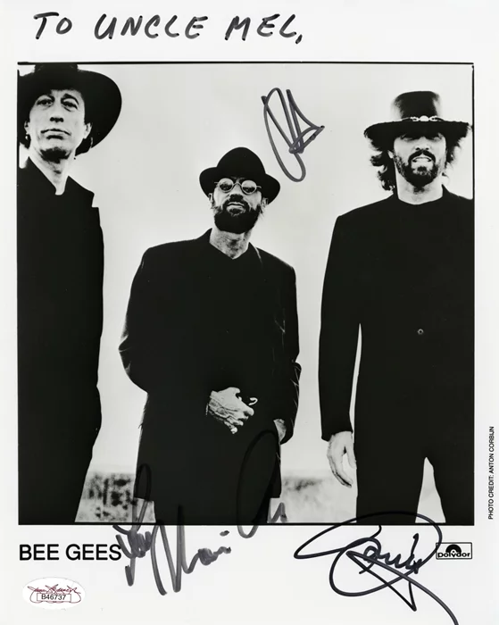The Bee Gees autograph