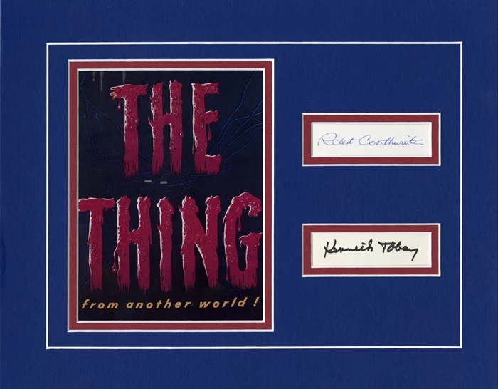 The Thing autograph