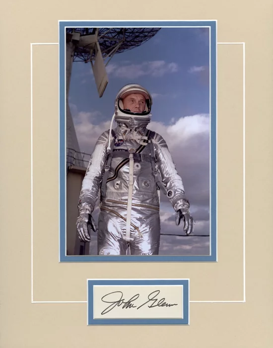 John Glenn autograph