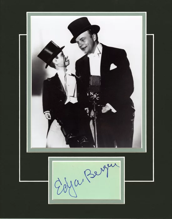 Edgar Bergen autograph