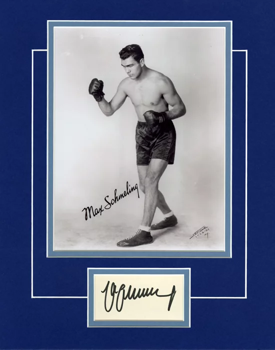 Max Schmeling autograph