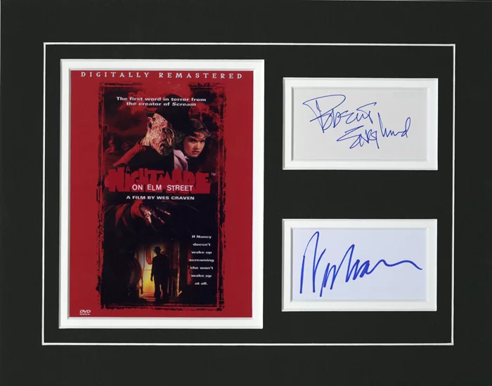 A Nightmare on Elm Street autograph