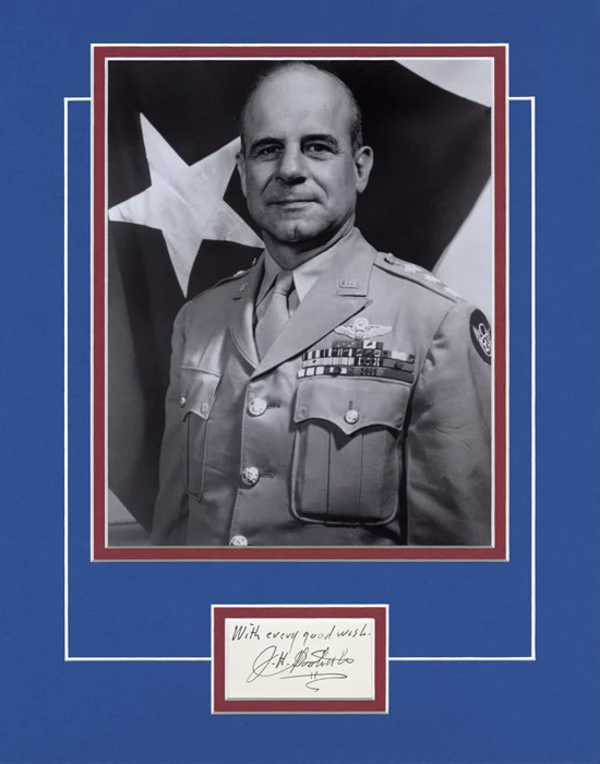 James H. Doolittle autograph