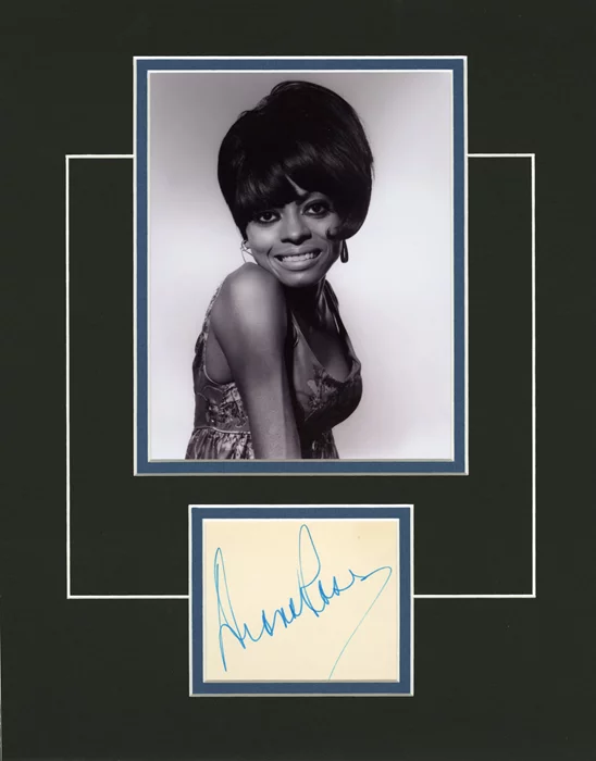 Diana Ross autograph