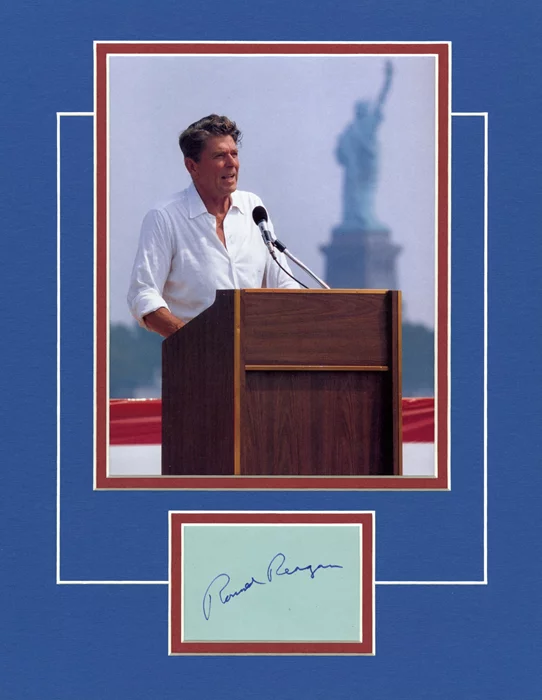Ronald Reagan autograph