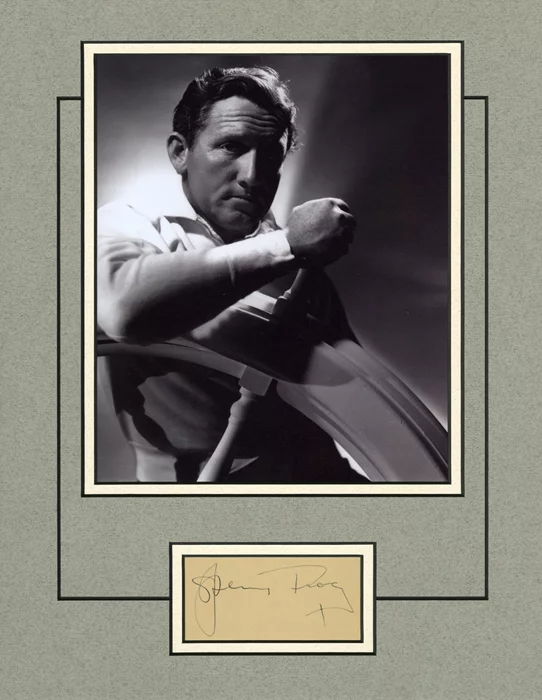 Spencer Tracy autograph