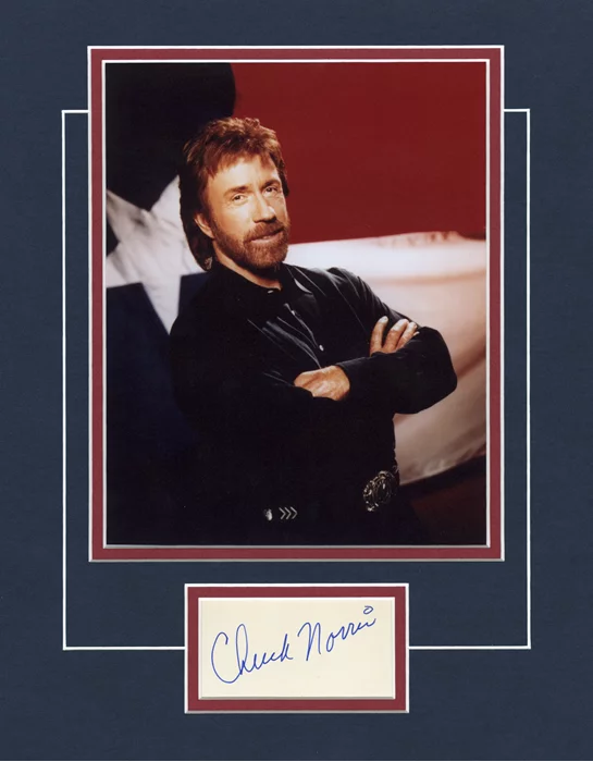 Chuck Norris autograph