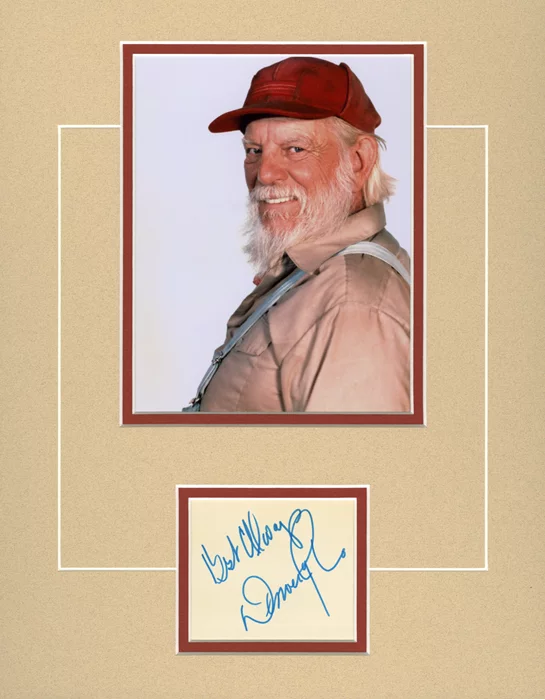 Denver Pyle autograph