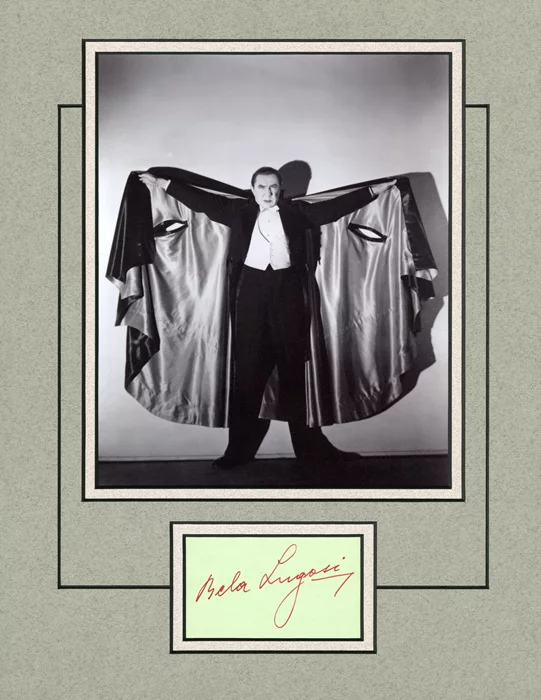 Bela Lugosi autograph