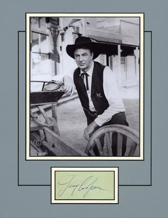 Gary Cooper autograph