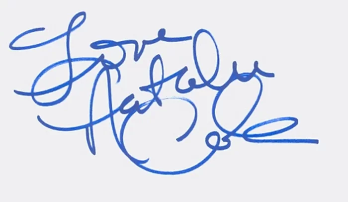 Natalie Cole autograph