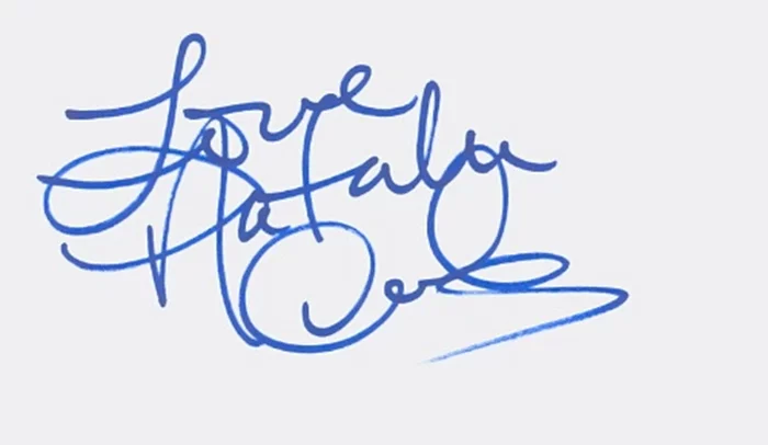 Natalie Cole autograph