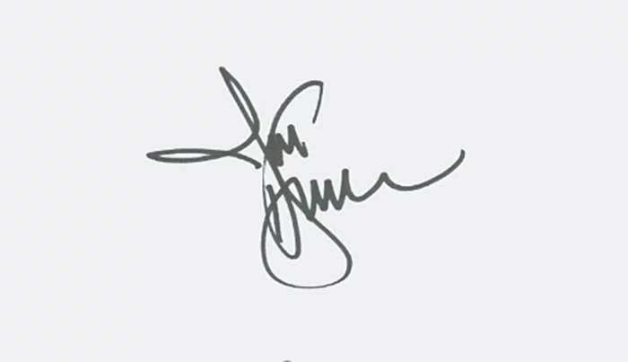 Jon Hamm autograph