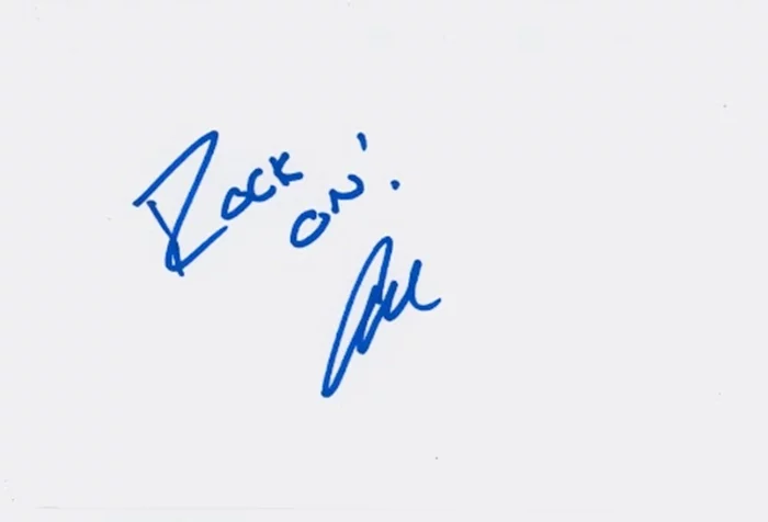 Ace Young autograph