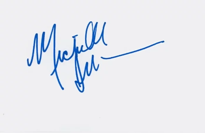 Michelle Johnson autograph