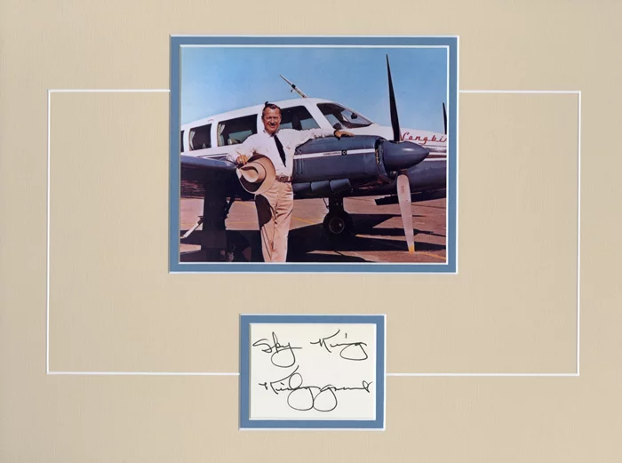 Kirby Grant as Sky King autograph
