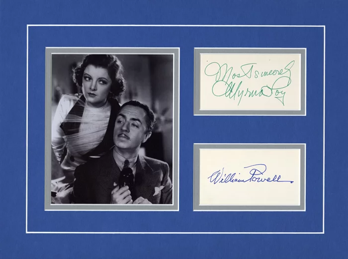 The Thin Man autograph