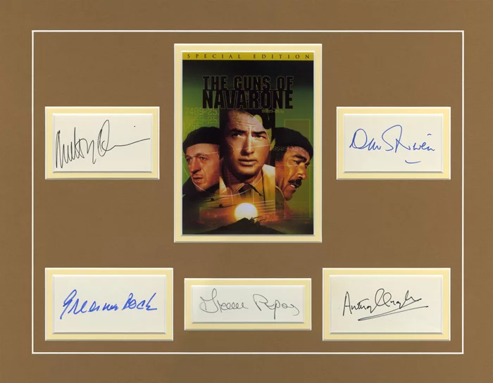 The Guns of Navarone autograph
