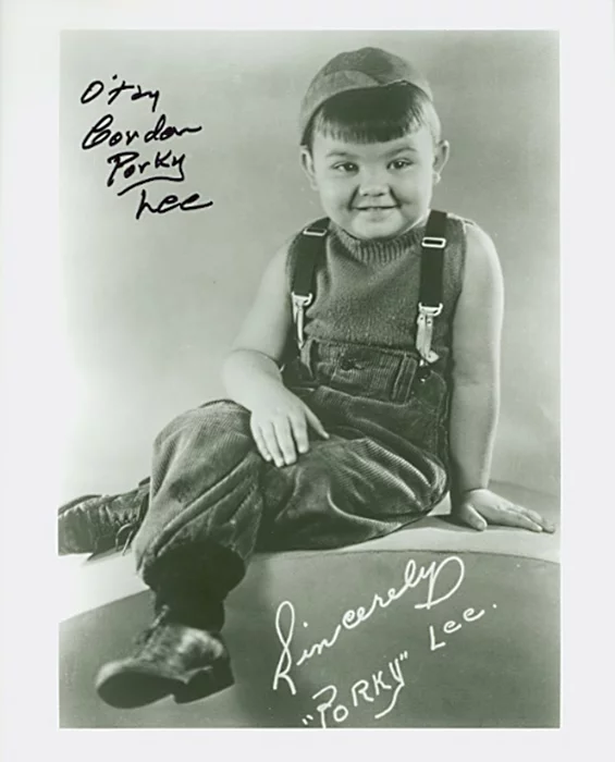 Eugene 'Porky' Lee autograph