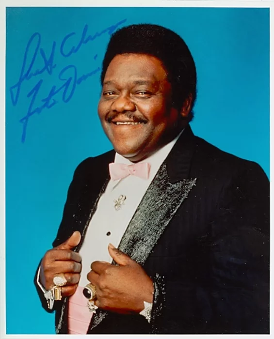 Fats Domino autograph